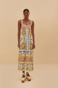 Maritime Magic Maxi Dress in Off-White