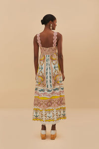 Maritime Magic Maxi Dress in Off-White