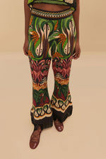 Load image into Gallery viewer, Coconut Tree Flow Pants in Green
