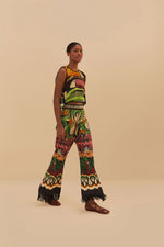 Load image into Gallery viewer, Coconut Tree Flow Pants in Green
