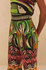 Load image into Gallery viewer, Coconut Tree Flow Pants in Green
