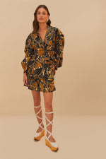 Load image into Gallery viewer, Toucan Spirals Shorts in Black
