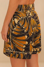 Load image into Gallery viewer, Toucan Spirals Shorts in Black
