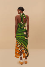 Load image into Gallery viewer, Toucan Tree Dress in Green
