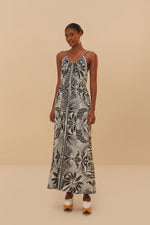 Load image into Gallery viewer, Monochrome Elegance Scarf Jumpsuit in Off White

