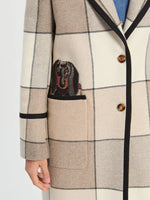 Load image into Gallery viewer, Pipa Plaid Jacket in Ecru
