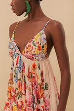 Load image into Gallery viewer, Garden Terrace Maxi Dress in Pink
