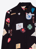 Load image into Gallery viewer, Gaby Blouse in Love Print Multi
