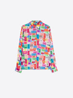 Load image into Gallery viewer, Isa Blouse in Tickets Print
