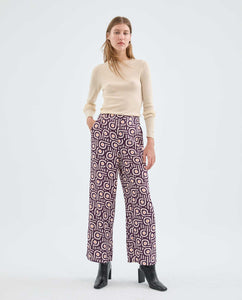 Retro Geometric Pant in Multi