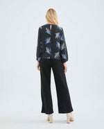 Load image into Gallery viewer, Corn Cob Print Blouse in Black
