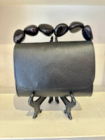 Load image into Gallery viewer, The Nica Leather Clutch in Black
