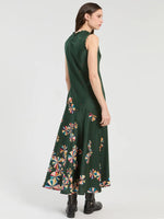 Load image into Gallery viewer, Florencia Maxi Dress in Geo Green
