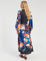Load image into Gallery viewer, Eugenia Dress in Flowers and Mushroom Print
