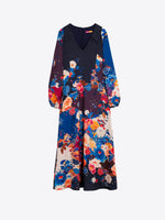 Load image into Gallery viewer, Eugenia Dress in Flowers and Mushroom Print
