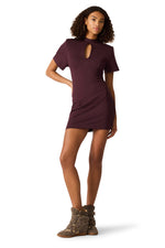 Load image into Gallery viewer, Karlina Ponte Dress in Dark Chocolate
