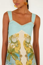 Load image into Gallery viewer, Royal Sea Maxi Dress in Multicolor
