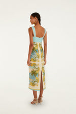 Load image into Gallery viewer, Royal Sea Maxi Dress in Multicolor
