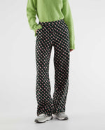 Load image into Gallery viewer, Geometric Print Wide Leg Pant in Black
