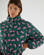 Load image into Gallery viewer, Super Bunny Puffer Jacket in Green
