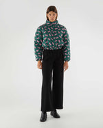 Load image into Gallery viewer, Super Bunny Puffer Jacket in Green
