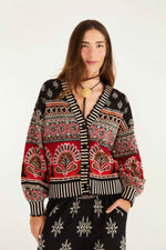 Load image into Gallery viewer, Ainika Love Coconut Groove Knit Cardigan in Multi
