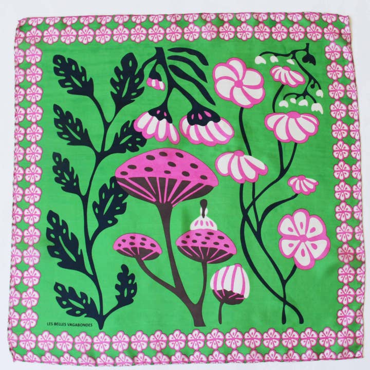 Mini Alice Scarf in Green