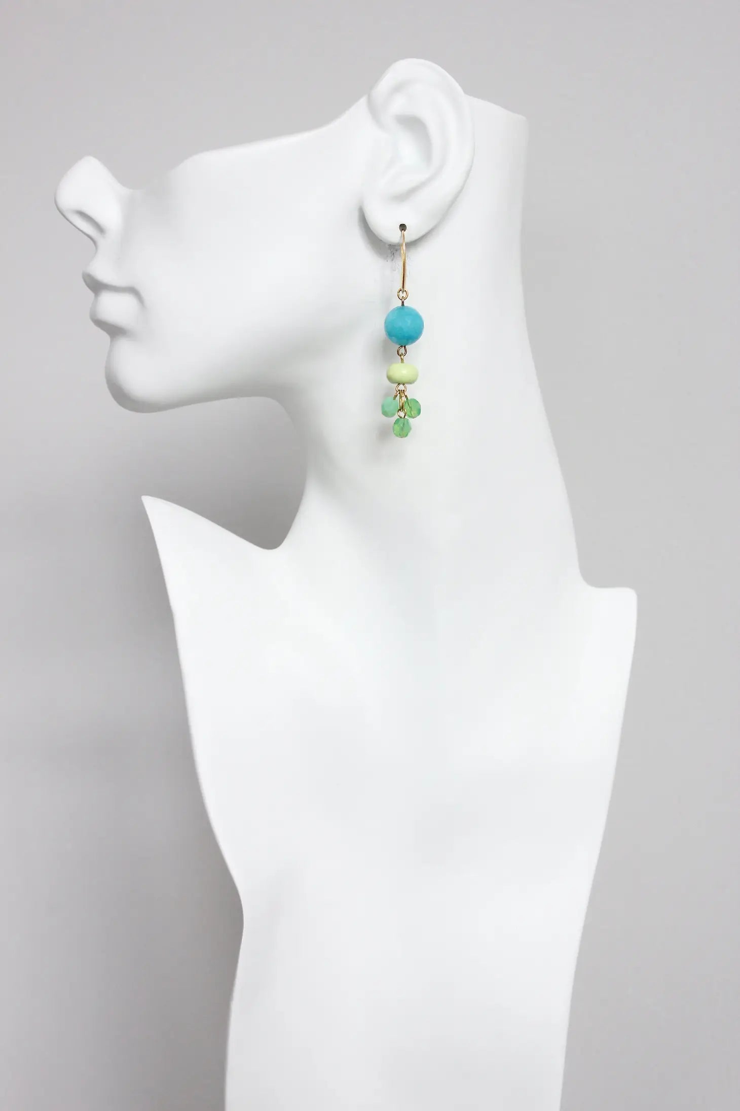 Aqua and Mint Earrings