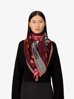 Load image into Gallery viewer, Gustav Scarf in Burgundy
