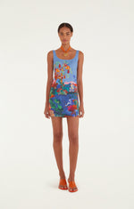 Load image into Gallery viewer, Dream Landscape Mini Dress in Multicolor
