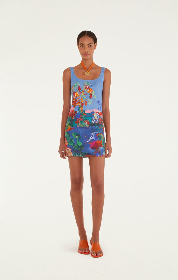 V-Neck Hardware One-Piece Swimsuit