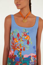 Load image into Gallery viewer, Dream Landscape Mini Dress in Multicolor
