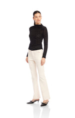 Load image into Gallery viewer, Khami Velvet Burnout Shirt in Leopard
