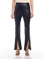 Load image into Gallery viewer, Faux Leather Pant in Navy
