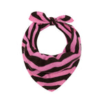 Load image into Gallery viewer, Stripe Cashmere Bandana in Azalea/Pluto
