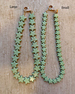 Load image into Gallery viewer, Large Sea Star Necklace in Green
