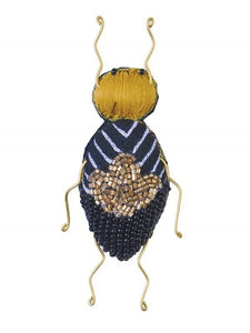 Insect Brooch in Yellow/Black