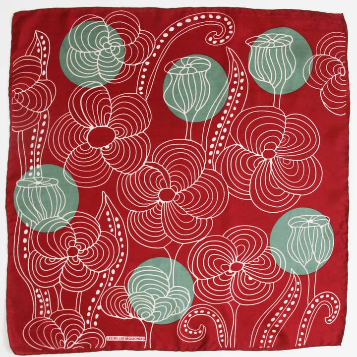 Mini Mandalay Scarf in Red