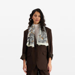 Load image into Gallery viewer, Central Park Scarf in White
