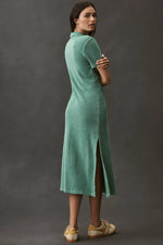 Load image into Gallery viewer, Lianne Polo Long Dress in Palmetto
