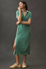 Load image into Gallery viewer, Lianne Polo Long Dress in Palmetto
