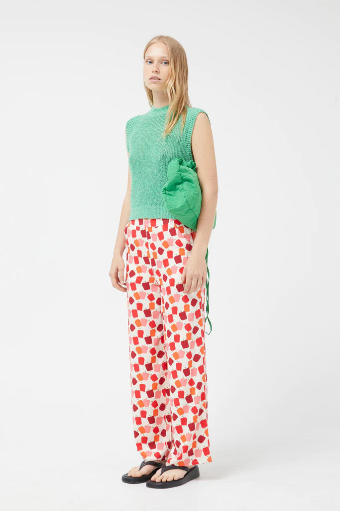 Bell Pepper Trouser In Red