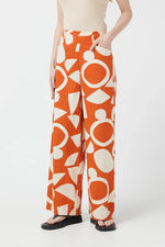 Load image into Gallery viewer, Geometric Pant in Orange
