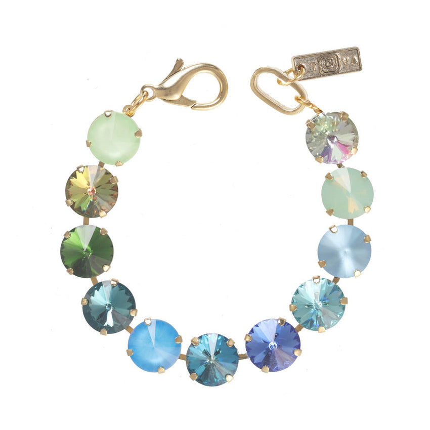 Croatia Bracelet in Blue/Green Ombre