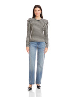 Load image into Gallery viewer, Leila Puff Sleeve Top in Stripe
