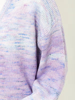 Load image into Gallery viewer, Spacedye Open Front Cardigan in Lagoon Multi
