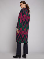 Load image into Gallery viewer, Yana Coat in Zig Zag Print
