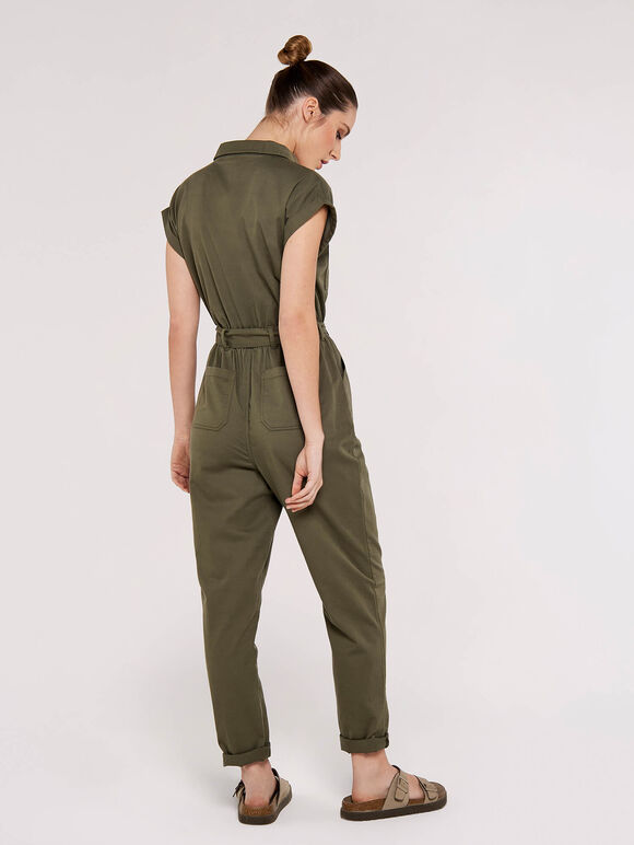 Utility Jumpsuit in Army Green