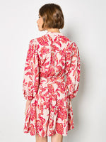 Load image into Gallery viewer, Boho Dress in Sarsa Pink
