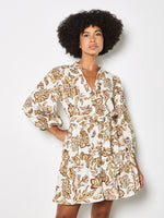 Load image into Gallery viewer, Boho Dress in Sarsa Cream
